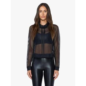 KORAL | Pump Open Mesh Pullover in Black